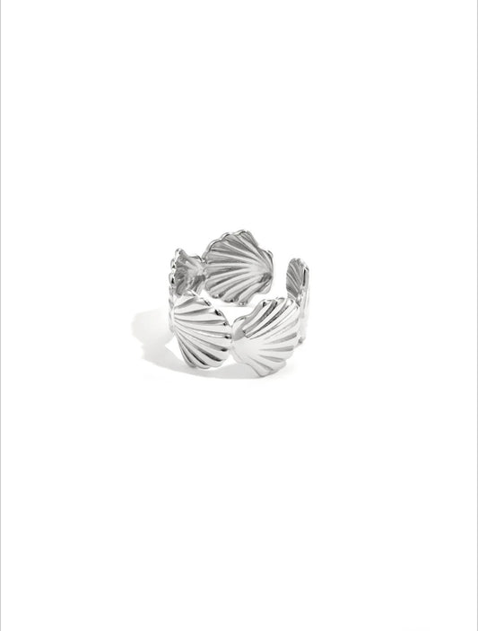 Ring Seashell Silber