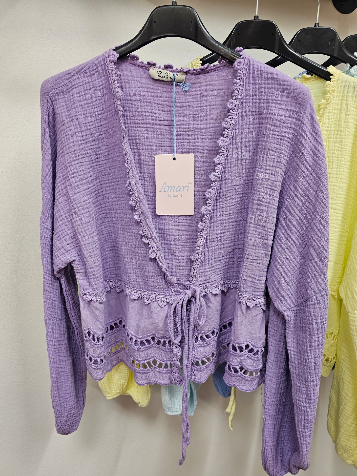 Musselinbluse Merle versch. Farben
