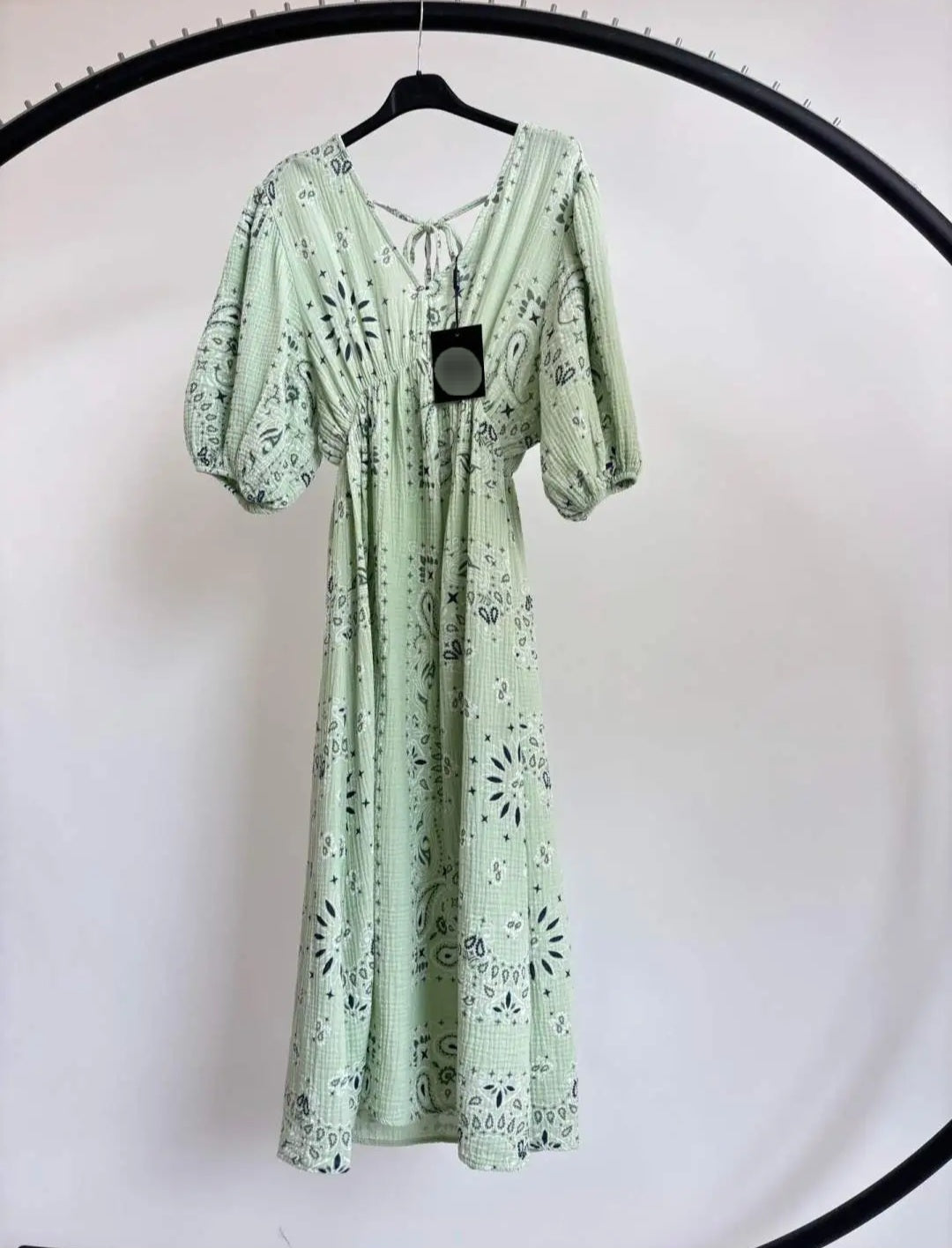 Musselinkleid Liz Mint