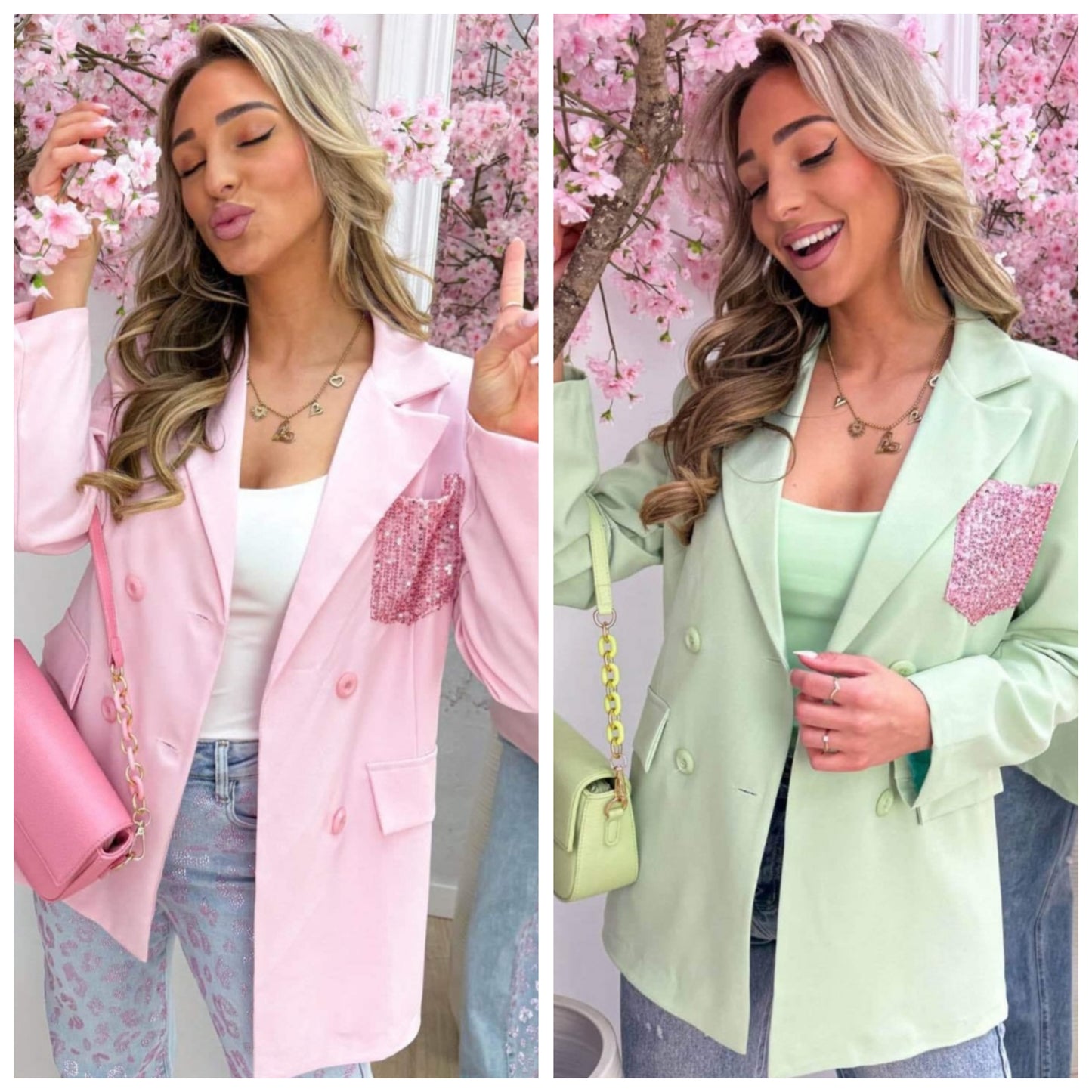 Blazer Sparkle versch. Farben