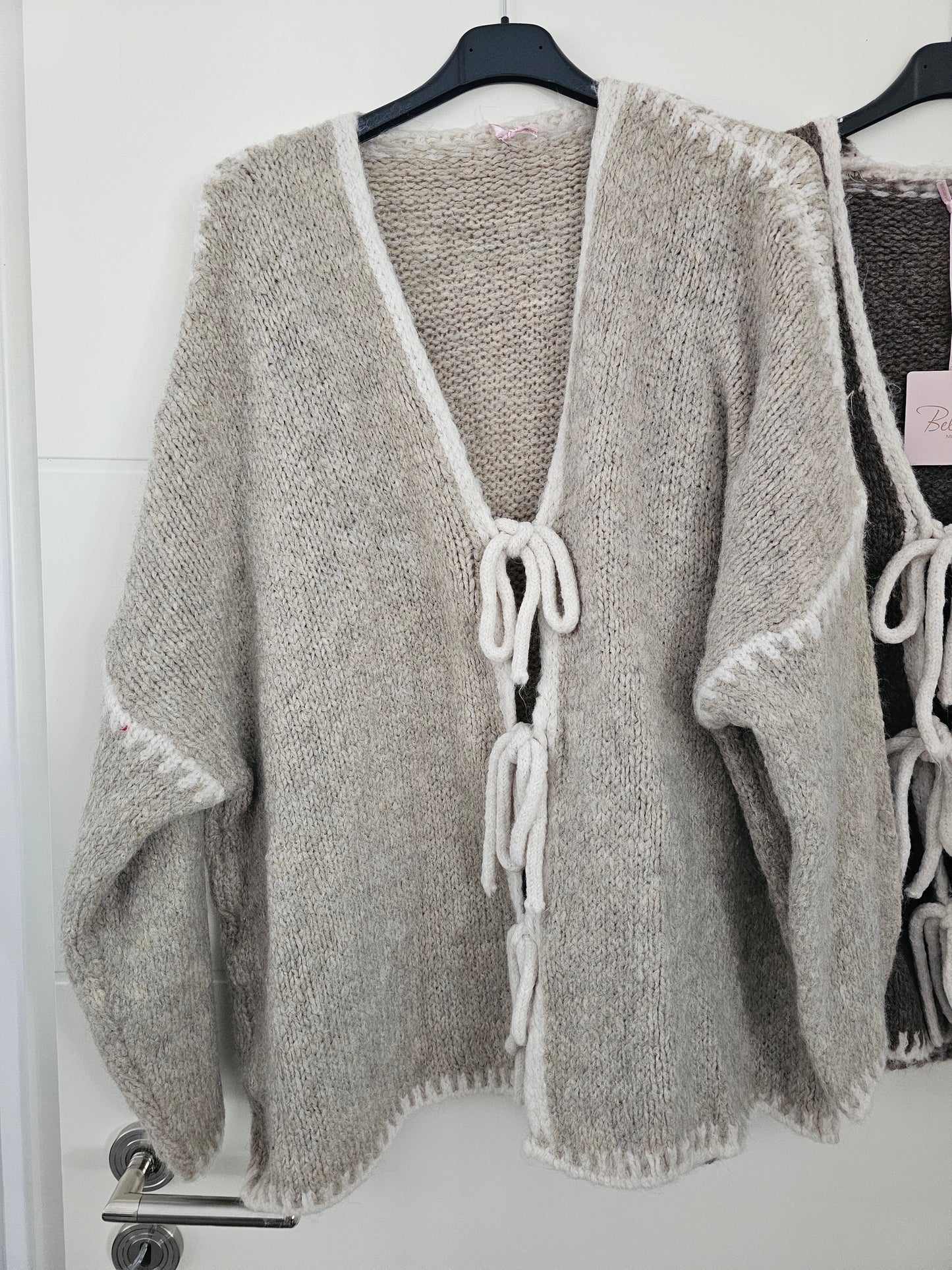Schleifen-Cardigan Nala beige