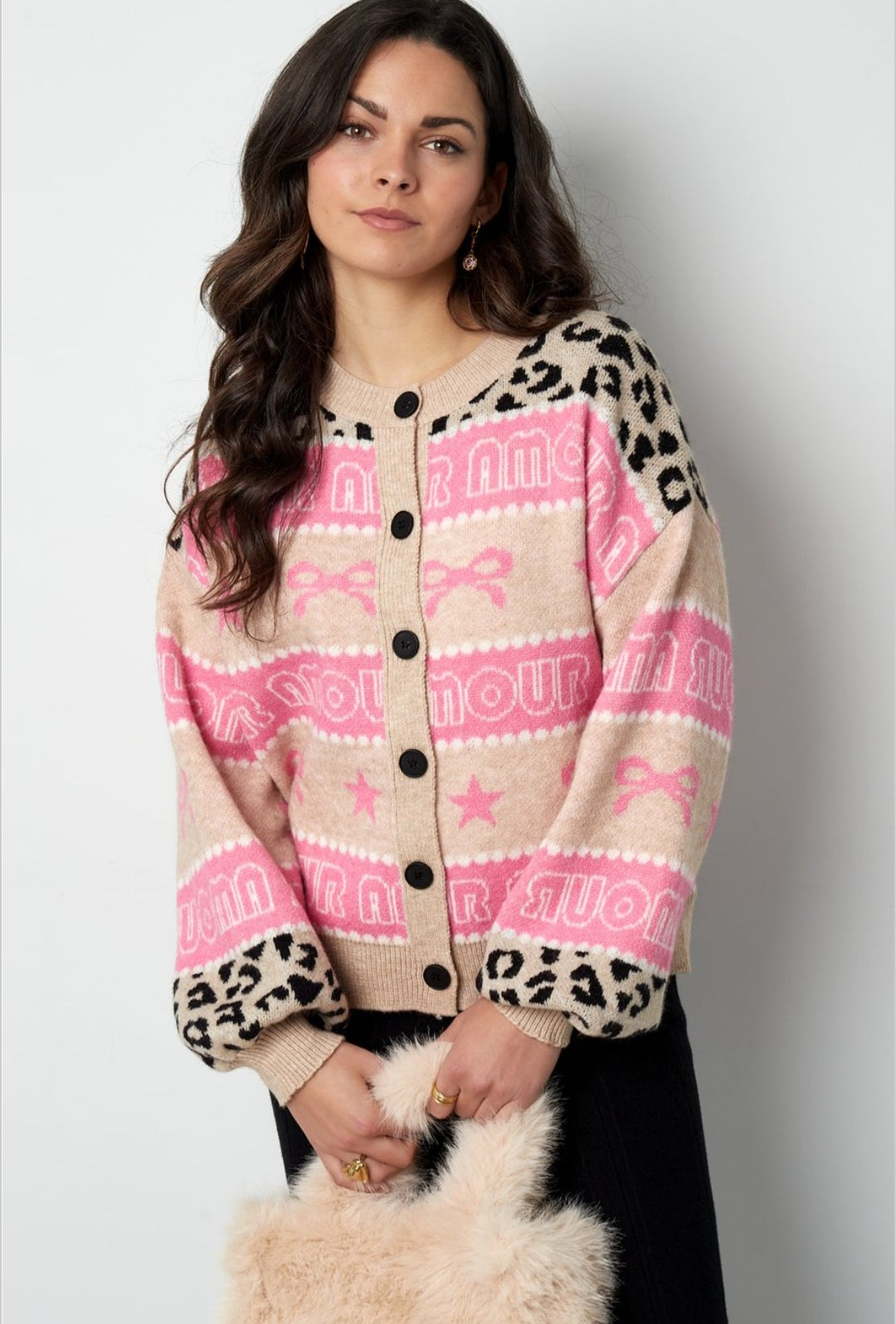 Cardigan Amour beige