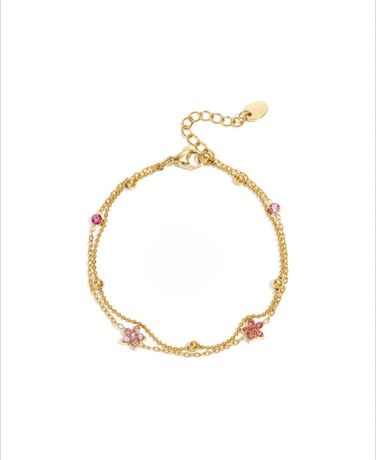 Armband Sparkle Flower