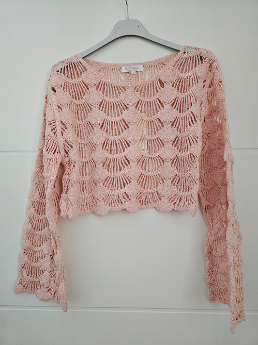Häkeloberteil Seashell blush