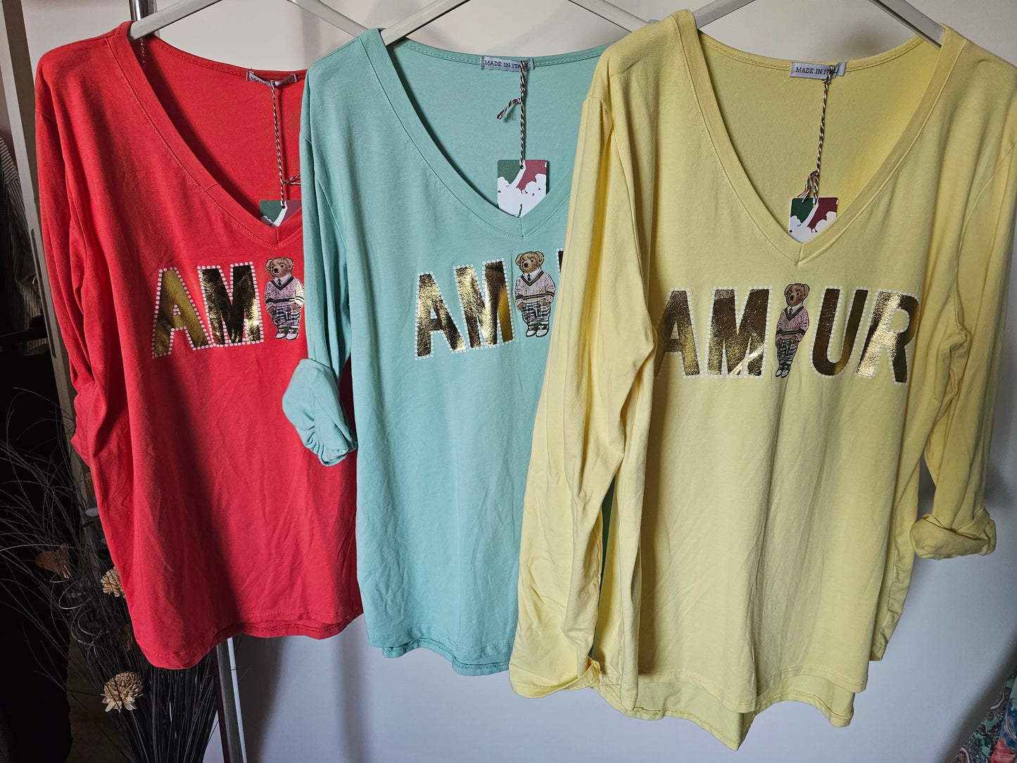 Oberteil Amour mit Bärchen