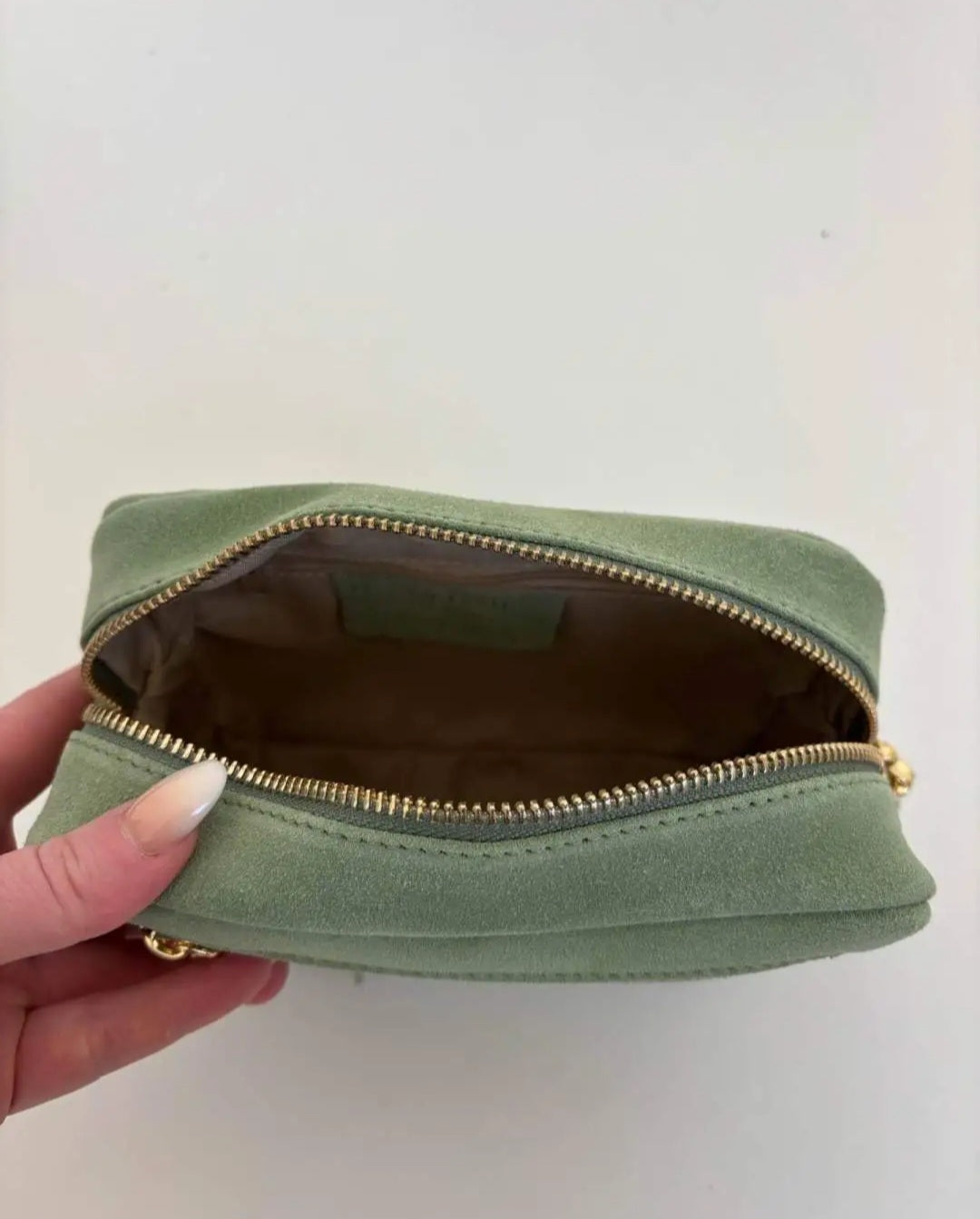 Wildleder Tasche Mila Bag Grün