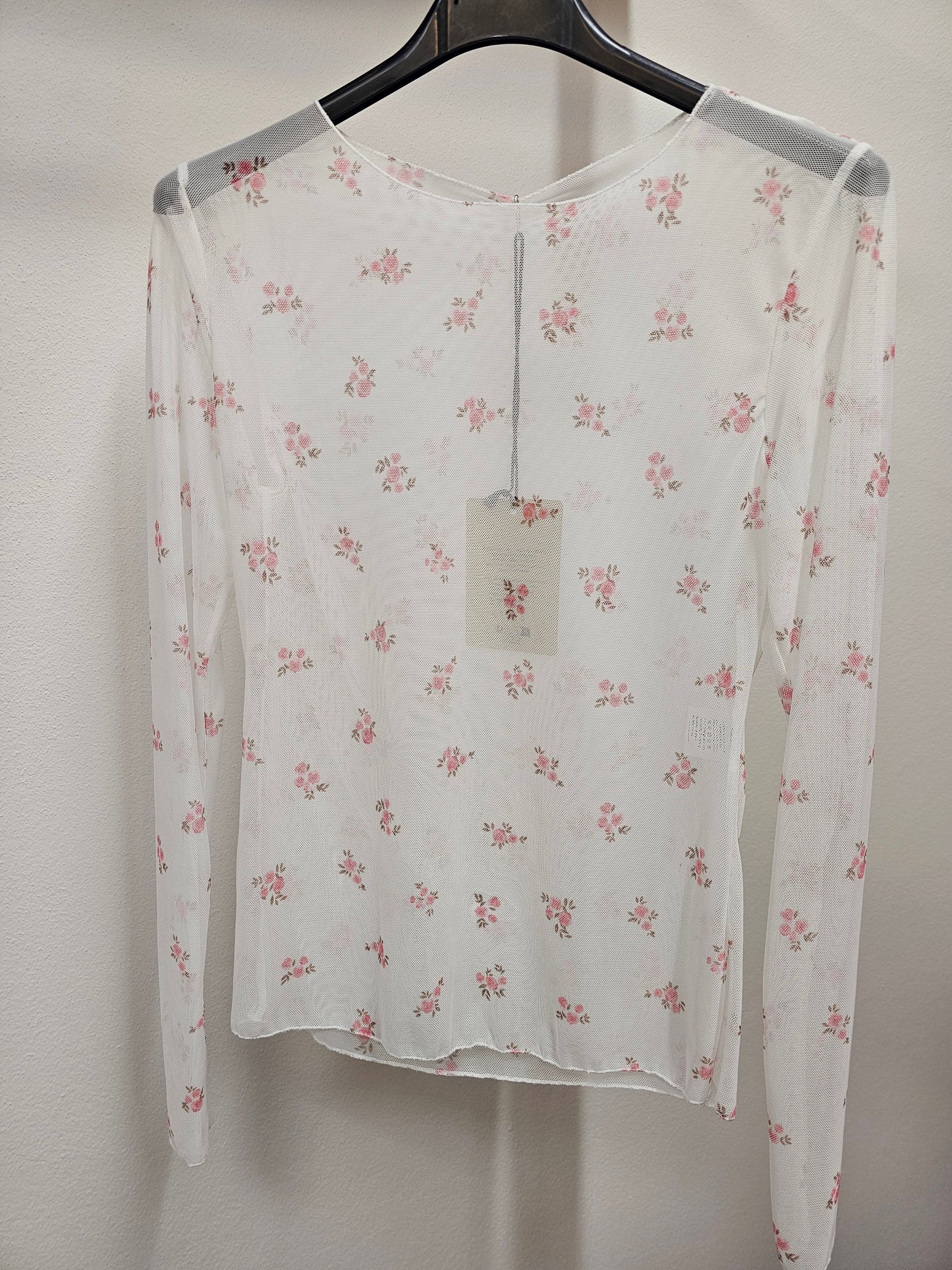 Mesh Oberteil Flower versch. Farben