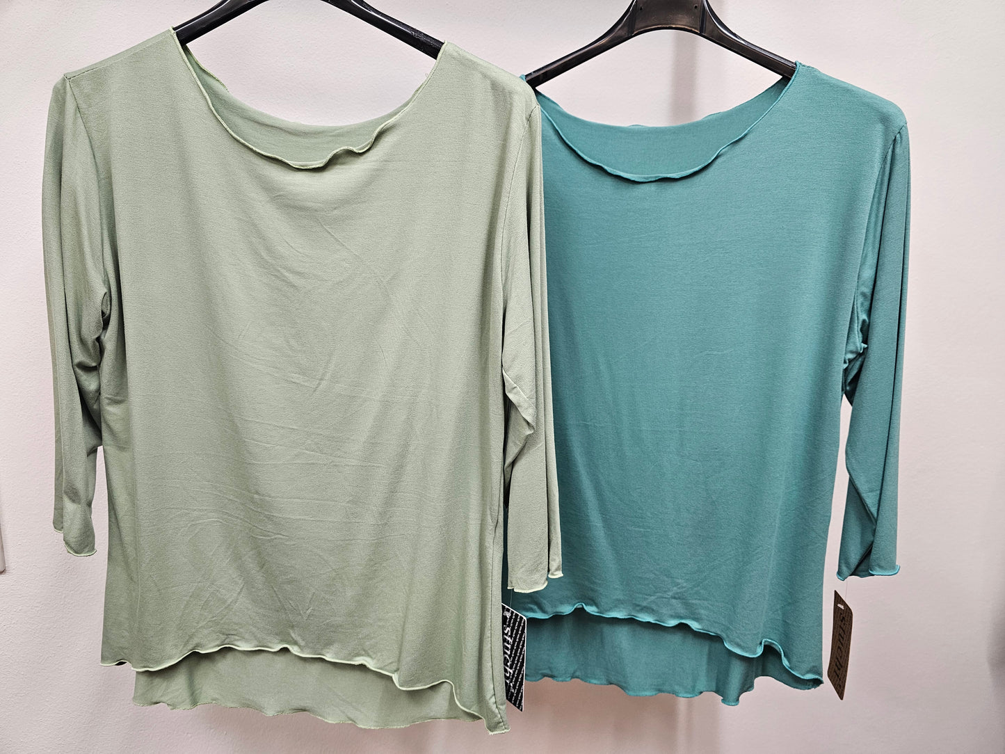 Wellen Shirt 3/4 Arm versch. Farben