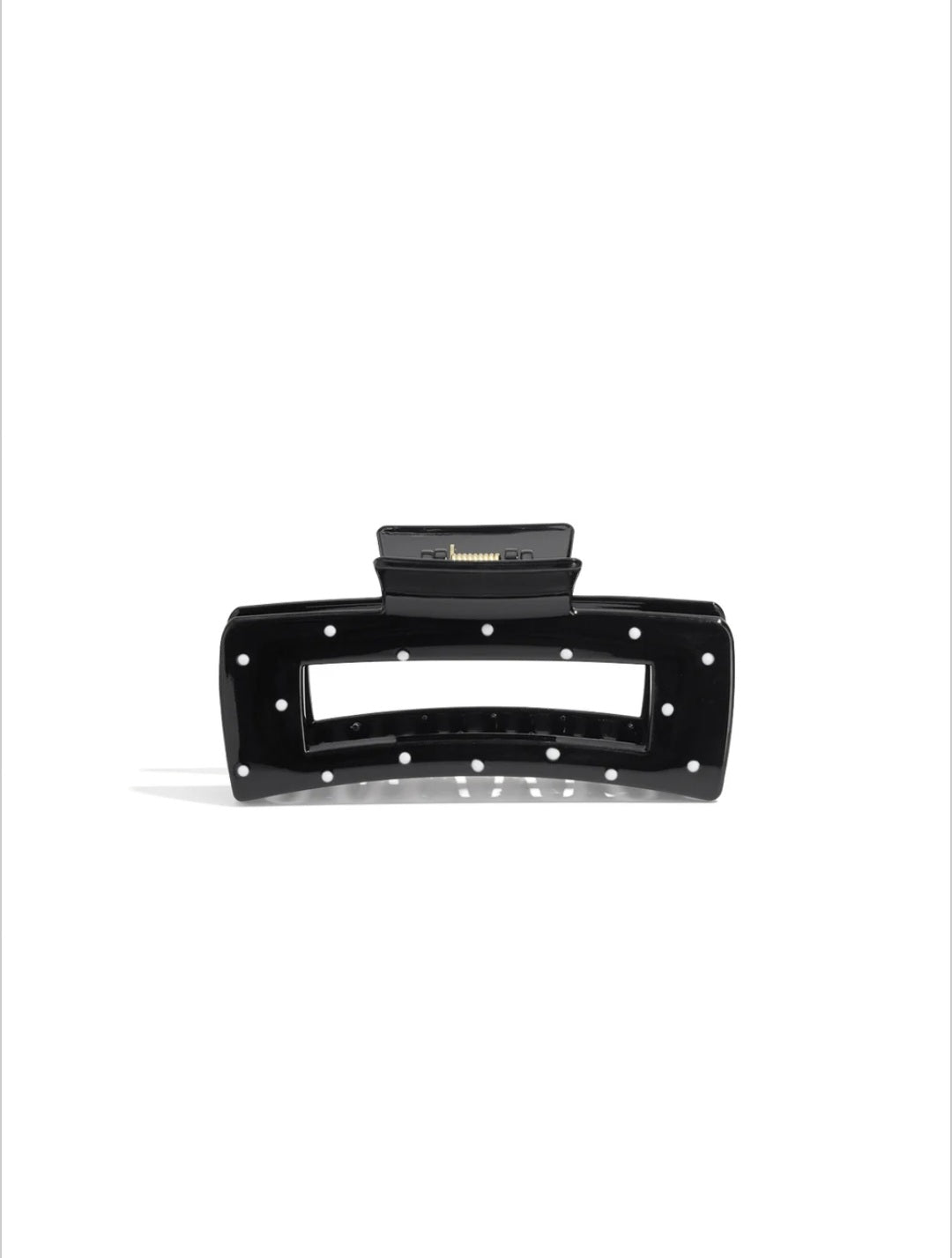 Haarspange Polka Dots Schwarz
