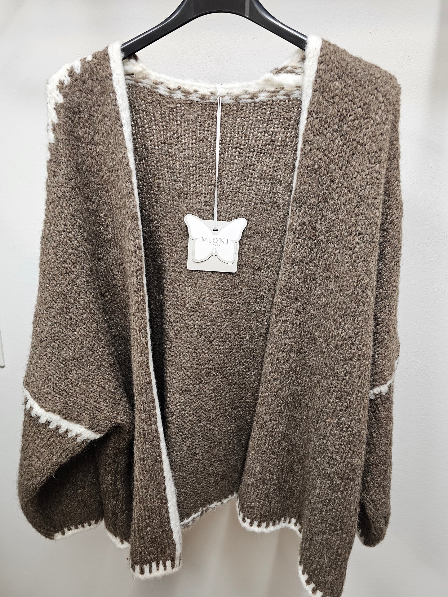 Strickjacke Lena taupe
