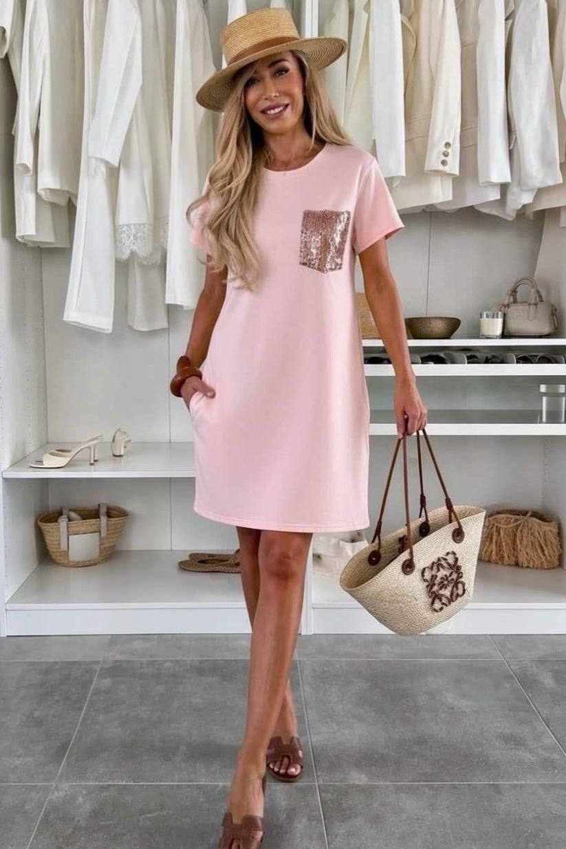 Butterstoff Kleid Sparkle versch. Farben