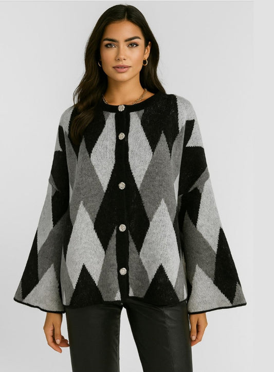 Cardigan Alina Grau