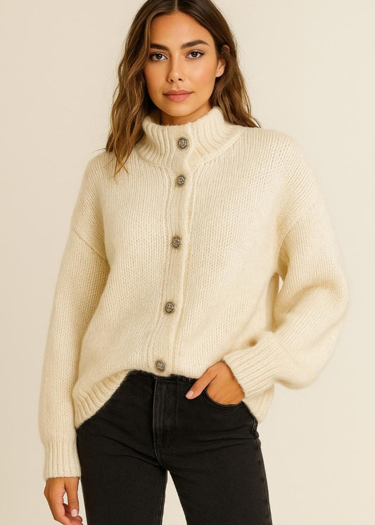 Strick-Cardigan Sila Cream