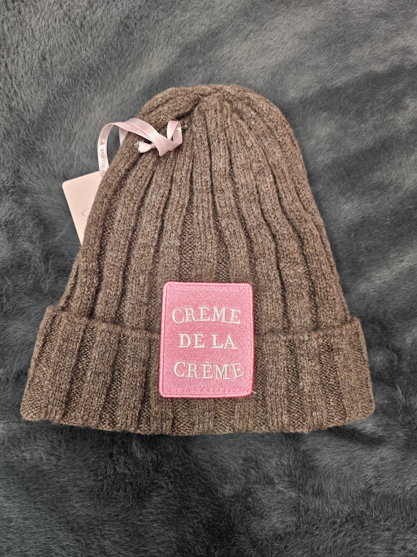 Strickmütze CREME DE LA CREME Taupe