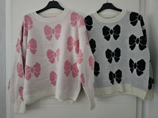 Pullover Schleifi mit Bling Bling