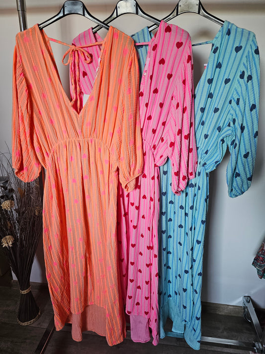 Musselin Kleid Herzi