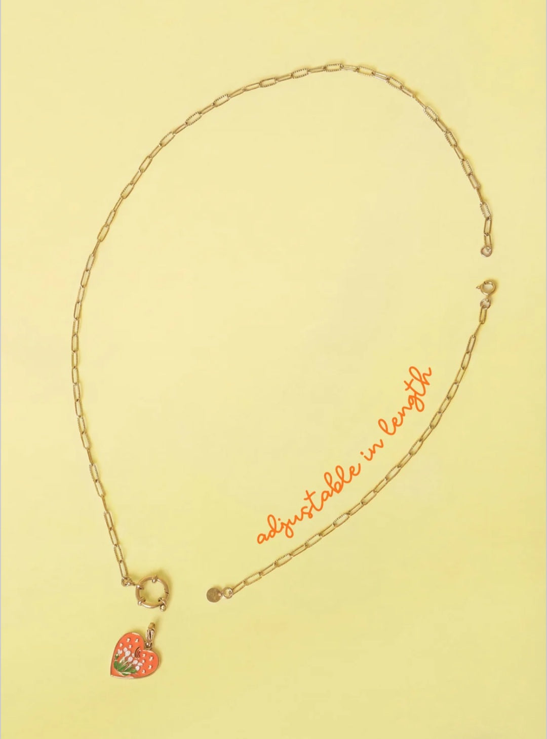 2-in-1-Halskette und -Armband mit ovalen Gliedern