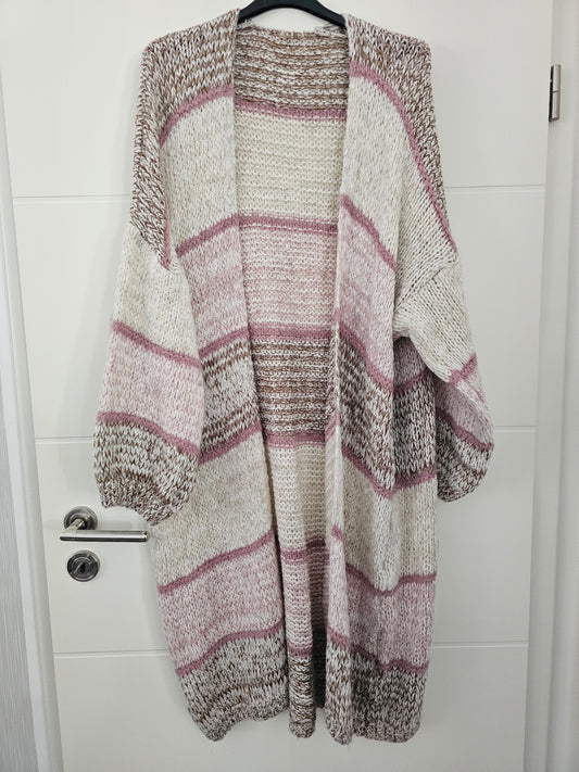 langer Cardigan Zuna rosa