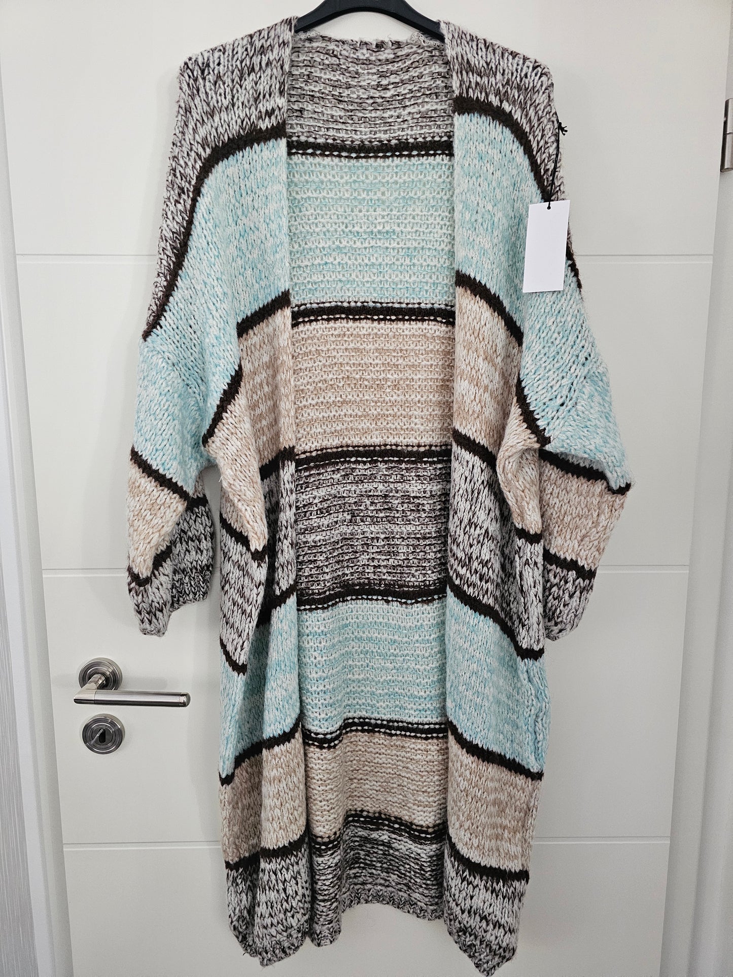 langer Cardigan Zuna Mint