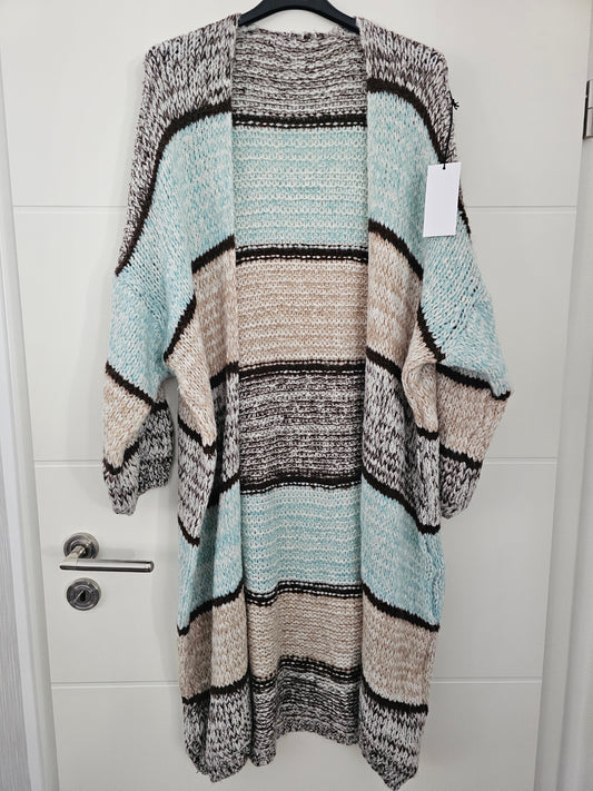langer Cardigan Zuna Mint