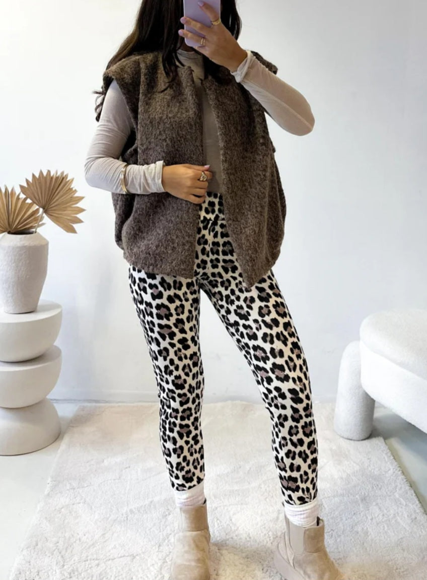 Fashion Weste Taupe