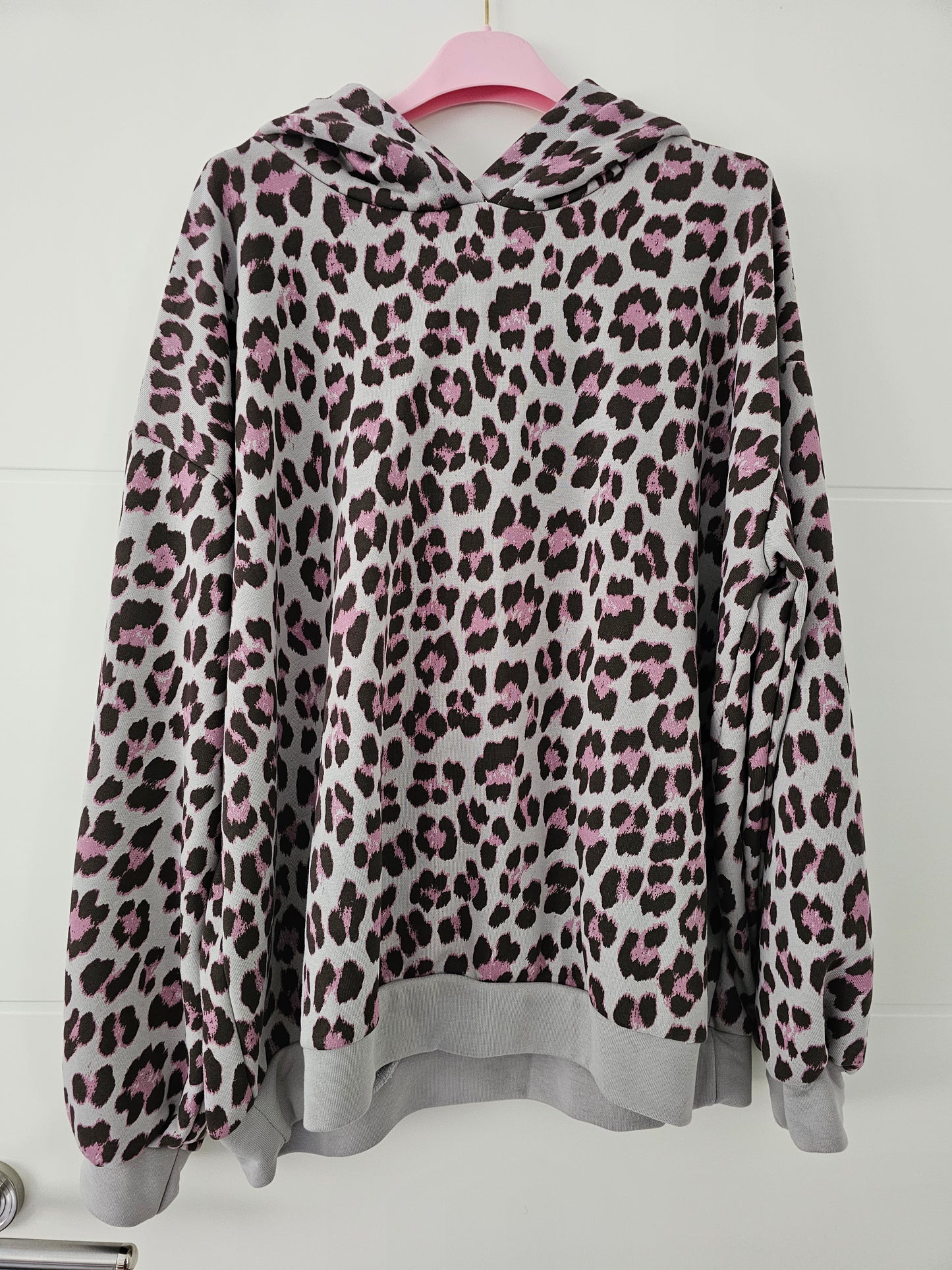 Hoodie Leo Love hellgrau