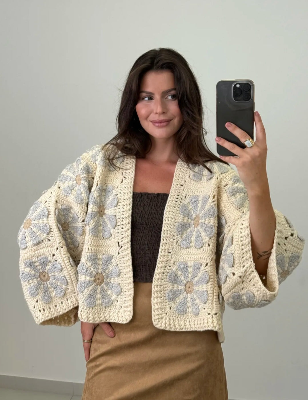 Häkeljacke Ella Blue