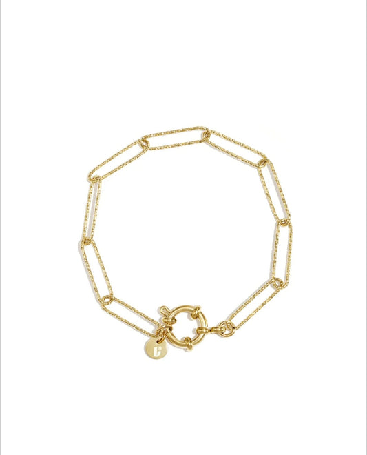 Charm Armband mit Frontverschluss und langen Gliedern