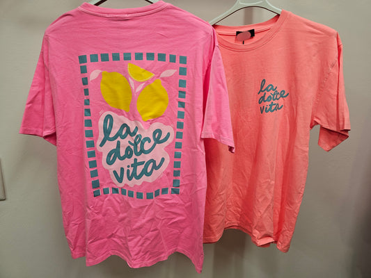 T-Shirt LA DOLCE VITA Neon versch. Farben