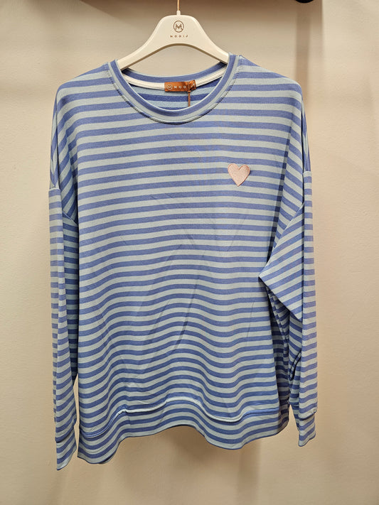 Pullover Love Stripes Blue