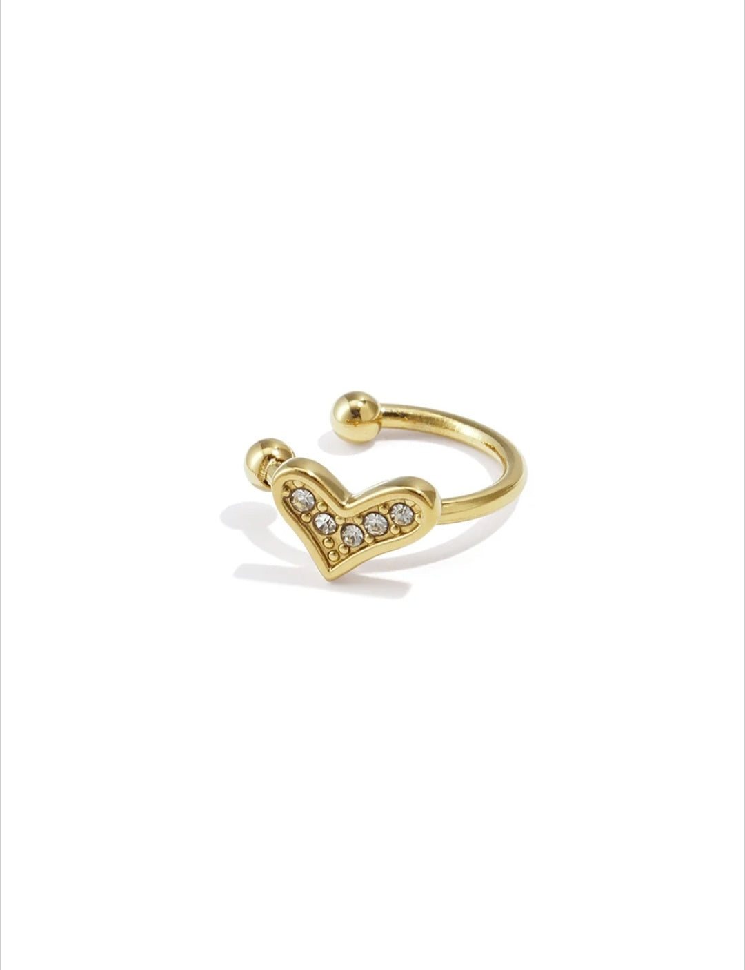 Ear Cuff Love gold