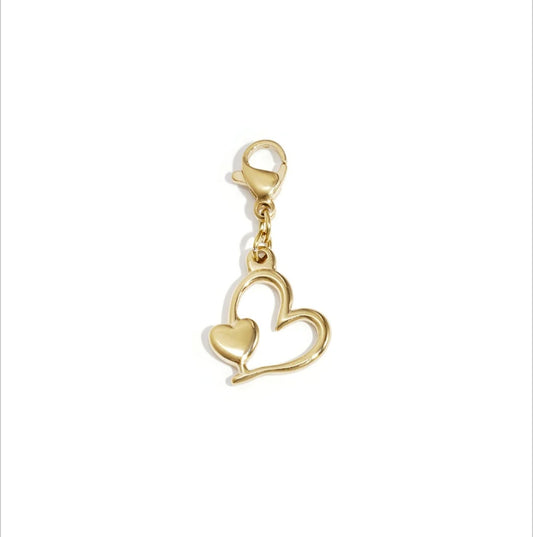 Charm Two Hearts
