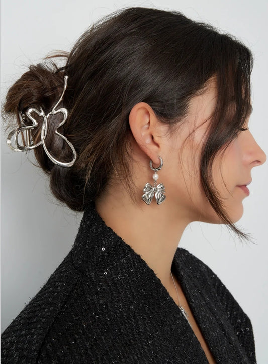 Haarspange Silver