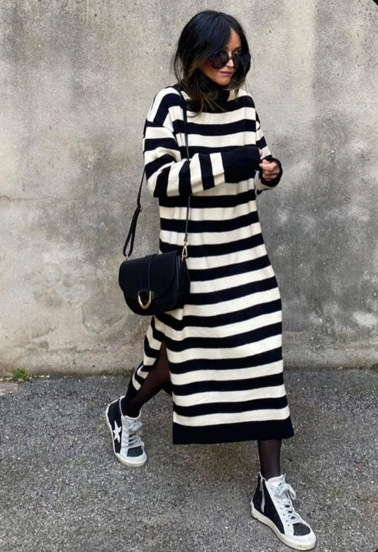 Strickkleid mit Rollkragen