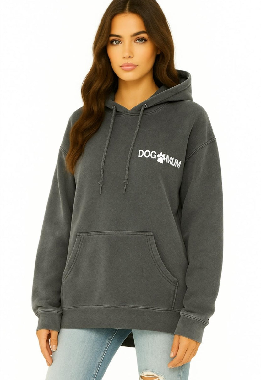 Hoodie Dog Mum grey