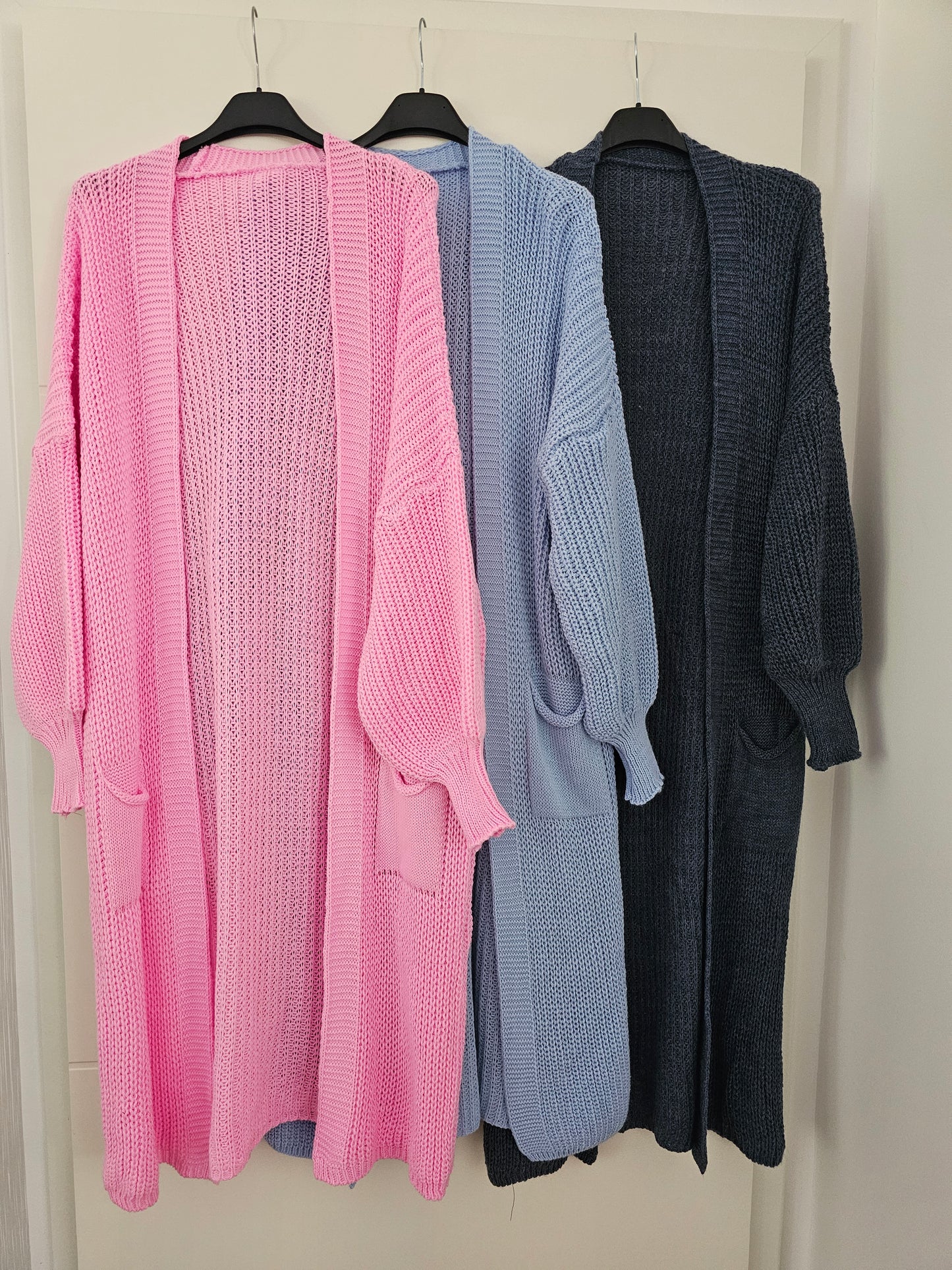 Cardigan Lang versch. Farben