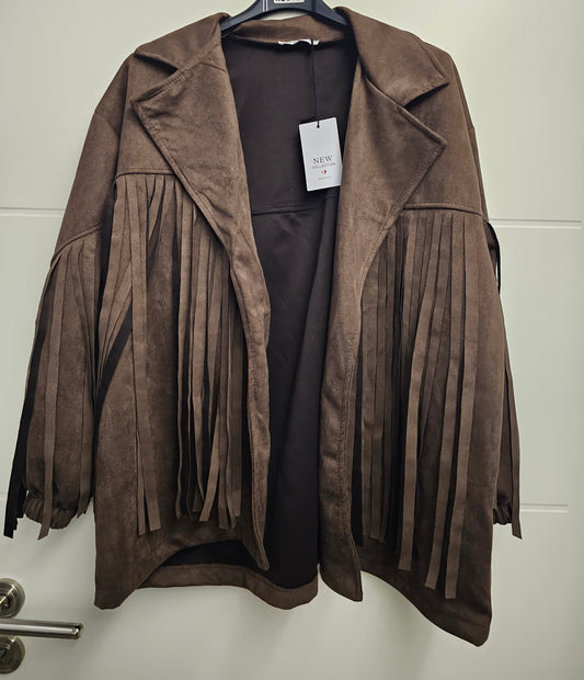Jacke mit Fransen