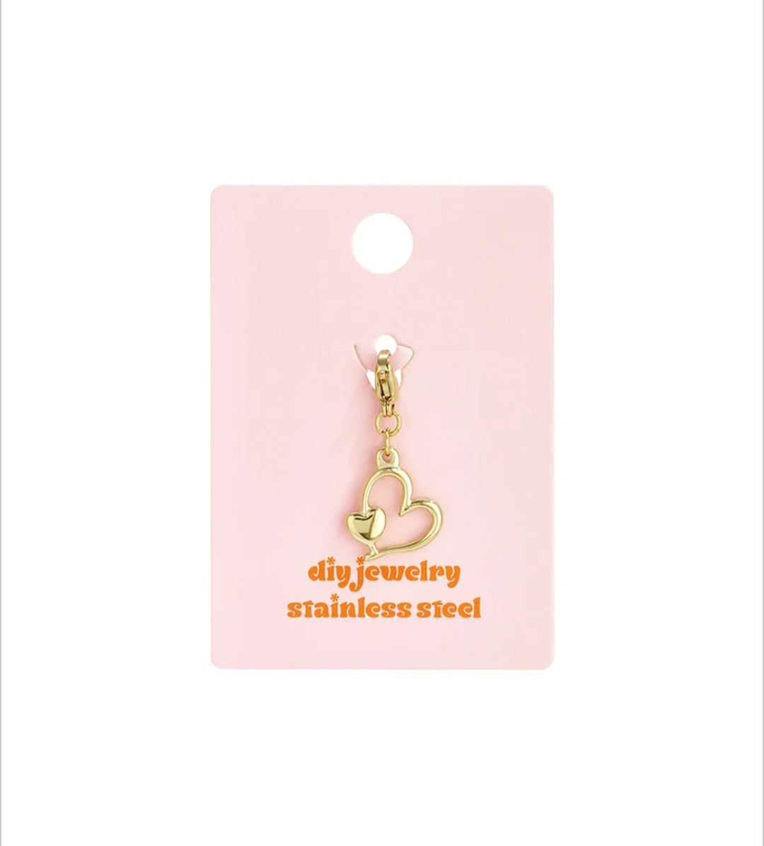 Charm Two Hearts