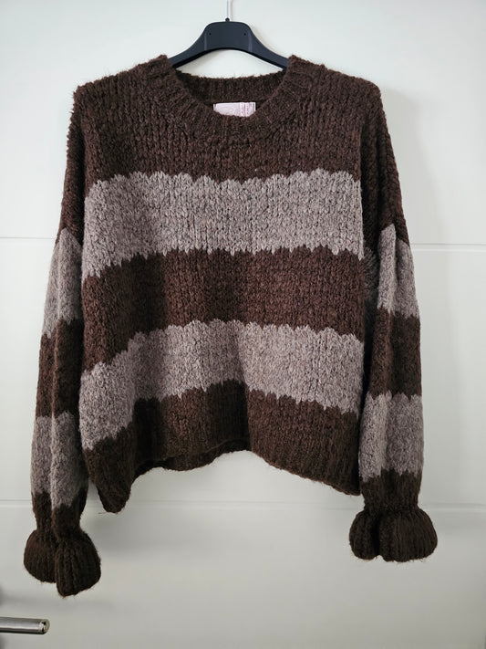 Pullover Zola Braun/Taupe