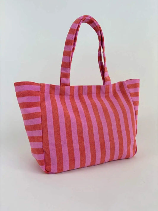 Shopper Stripes Pink