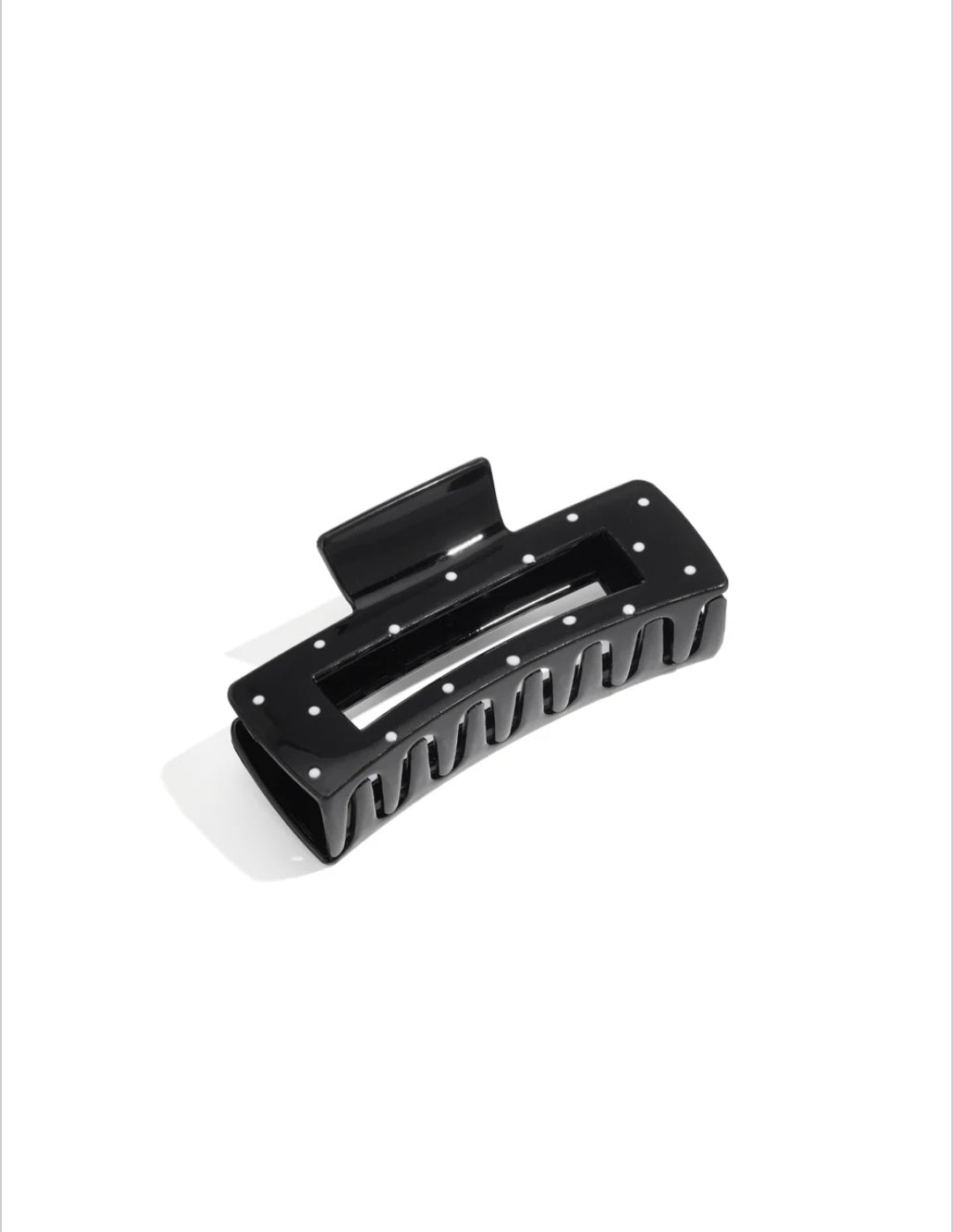 Haarspange Polka Dots Schwarz