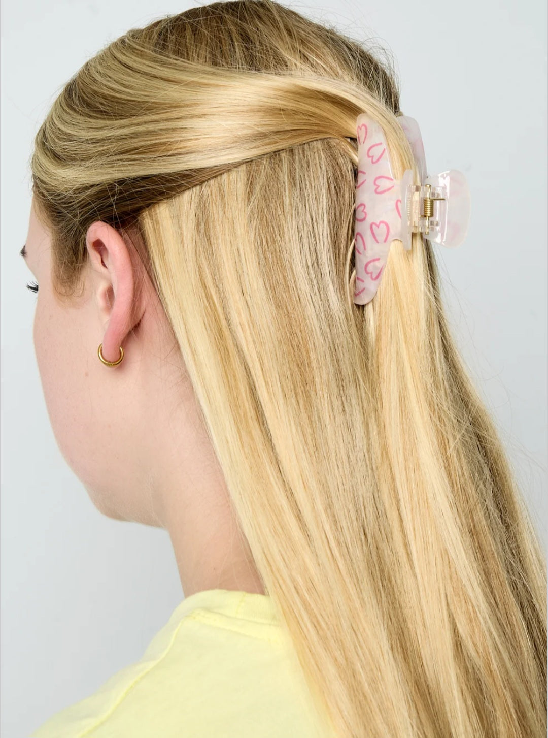 Haarspange Mini-Herzen