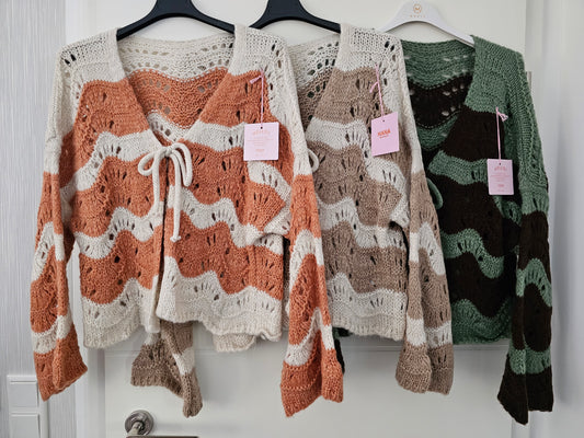 Cardigan Wave versch. Farben