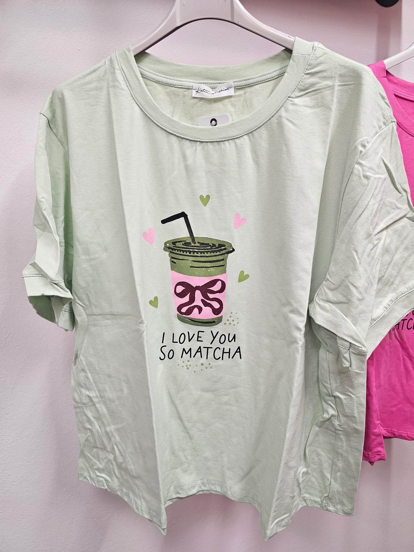T-Shirt Matcha versch. Farben