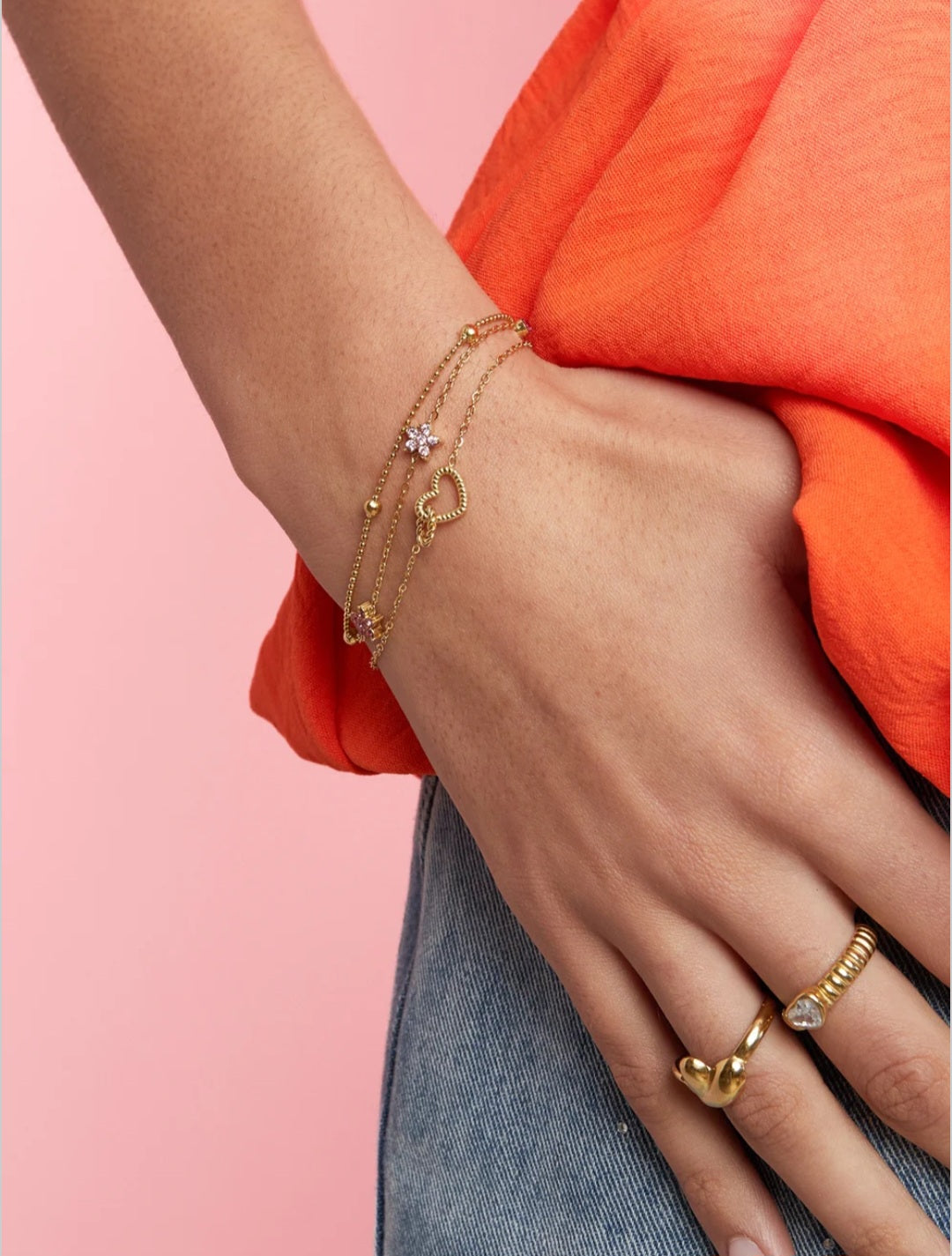 Armband Sparkle Flower